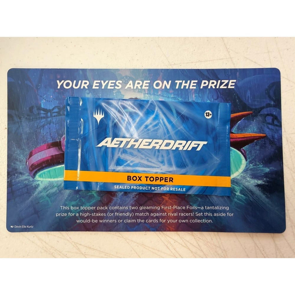 Magic the Gathering: Aetherdrift Sealed Box-Topper Pack.  (2 Cards In Pack) 1 Pk